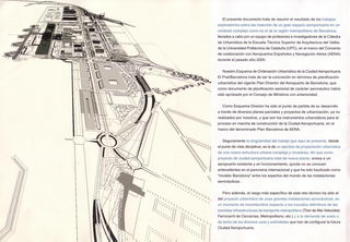 Página 2 del proyecto de la ciudad aeroportuaria de Barcelona (UPC)